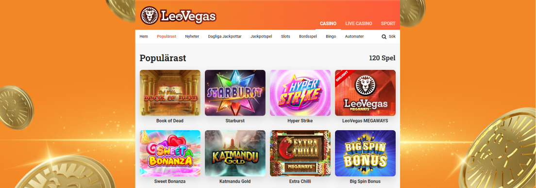 Leo Vegas Casino - Sveriges Mest Berömda Internetklubb
